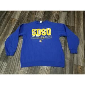 Vintage South Dakota State University Jackrabbits Blue S Sweater SDSU Crewneck‎